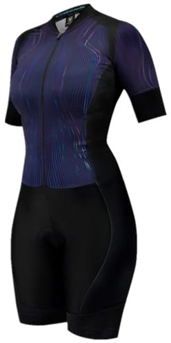 Dam kortärmad skinndräkt kvinnor triathlon cykel väg sport kläder löpning kropp kostym baddräkt overaller, 5, 3XL