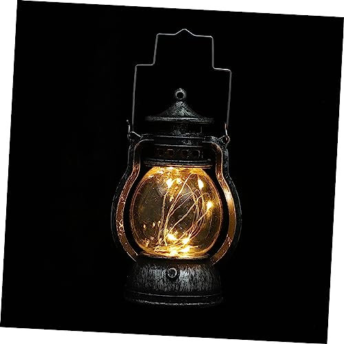 Yardwe Retro Campinglaterne Led Campinglampe Tragbar Kunststoff Hängend Energiesparend Für Zelt Outdoor Beleuchtung