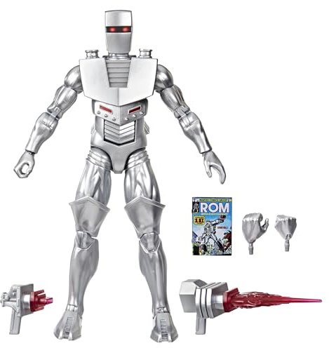 Marvel Legends Series Rom: Spaceknight Action Figure, Silver