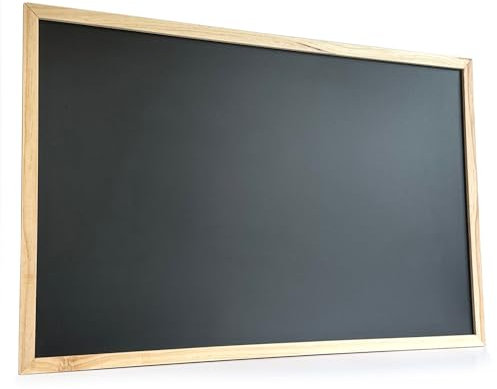 Chalk Boards for Walls Wooden Frame Chalk blackboards Boards for Home Office Wall Chalkboard (400mm x 600mm)