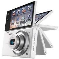 Samsung MV800 Multi View Compact Digital Camera - White (16MP, 5 x Optical Zoom) 3 inch LCD Screen (Renewed)