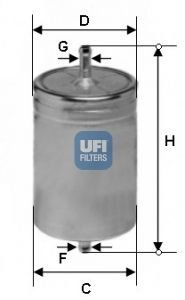 UFI 31.583.00 Kraftstofffilter