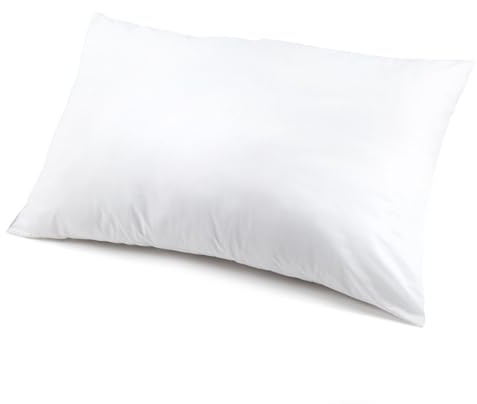 Caleffi - Oreiller 50x80 cm en coton – Coussin Rectangulaire Respirant et Confortable, Idéal pour un Sommeil Réparateur - Oreillers Anti Acarien - Coussin Lit Adulte