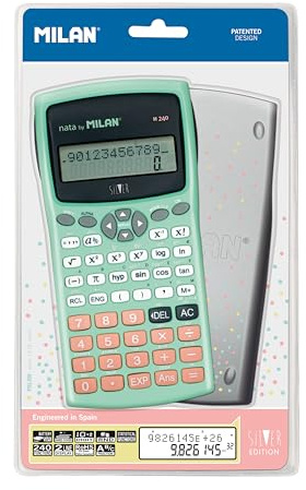Milan Blister Calculatrice Scientifique M240 Silver 159110SLBL