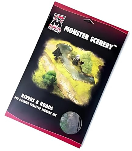 Monster Fight Club - Monster Scenery: Rivers and Roads Neoprene Playmat Pieces