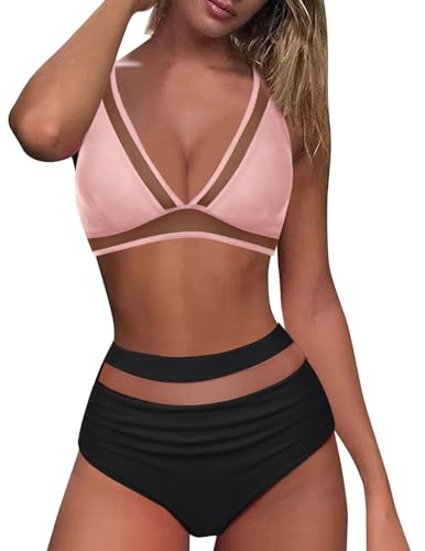 WILLBEST meerjungfrauenflosse Baumwoll unterwäsche Damen Bademantel Damen Bikini 80d Slips sportkleidung Frauen Black pink Badeanzug Sport Badeanzug Dissolving Bikini Oberteil mit bügel