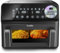 Huddle® 9L Air Fryer with Dual Flexi Baskets, Digital Touchscreen, 8 Cooking Modes, Adjustable Temperature, Viewing Window, Dishwasher-Safe, and Healthy Cooking Technology for Families and Meal Prep
