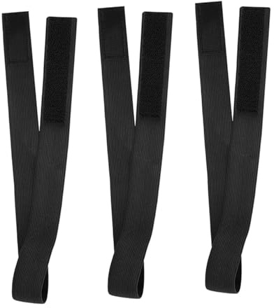 TOVINANNA 3st Elastisk Hårband För Peruker Anti-skid Wig Fixeringsband i Svart För Hemmet Och Salongen
