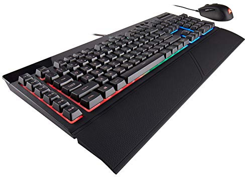 Corsair USB 2.0 Type-A Gaming K55 + HARPOON RGB Gaming Keyboard and Mouse Combo