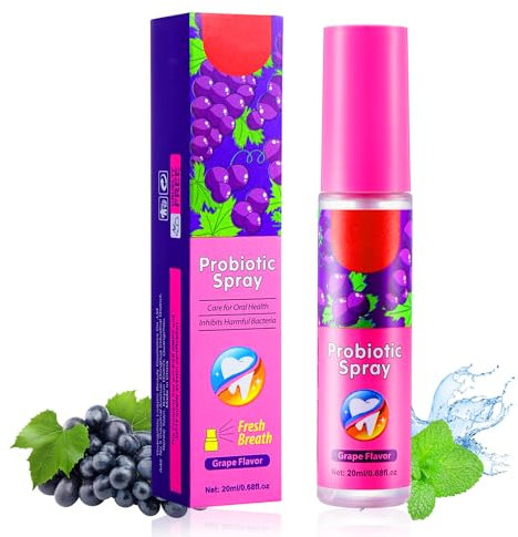 Spray l'haleine,Spray de Soins Bucco-dentaires, Spray Soin de la Bouche,Spray pour Eliminer Mauvaise Halein,Haleine Fraîche et Rafraîchissante Portative Compacte