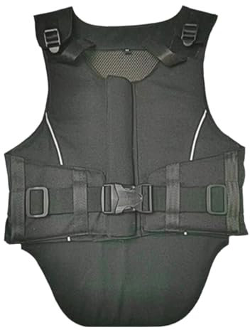 Enigmaire Cómodo Chaleco Protector Seguridad Montar Caballo,Chaleco de protección para equitación,Chaleco Protector Ecuestre,Ajustable,Respirable,para Deportes ecuestres para Adultos.