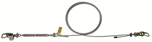 3M DBI-SALA 7403060 SecuraSpan Horizontal System, 60-Feet Galvanized Cable Lifeline, Tensioner, Termination and Mounting Hardware, Zorbit Energy Absorber