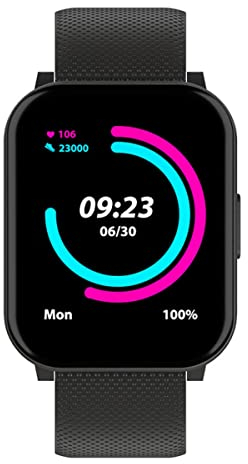 HiFuture FutureFit Pulse Sport-Smartwatch, Schwarz