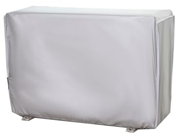 Cubre aire acondicionado exterior Funda Aire Acondicionado Exterior Impermeable A Prueba De Polvo Protector Solar (S)