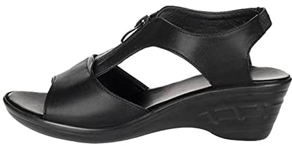 luoluoluo Womens Open Toe Wedge Sandals UK Sale Clearance, Sling Back Sandal Orthopedic Shoes Wedding Prom Bridal Shoe Platform Sandals Zipper Slippers with Arch Support Casual Vacation Sliders