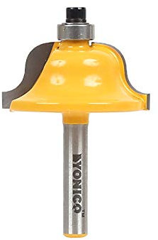Yonico 13184Q Roman Ogee Edging and Molding router bit with Large 1/10,2 cm Shank