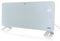 Princess radiateur électrique connecté - Chauffage à convection - Contrôle manuel, via app ou vocal - Appli gratuite - Panneau en verre - 2 000 W - Blanc - 348201