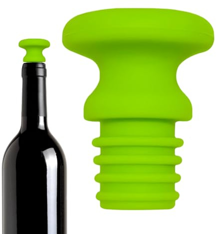 Tapón de silicona para botellas de vino, accesorios de cocina aptos para alimentos para botellas de champán y hogar, soluciones de cierre flexibles