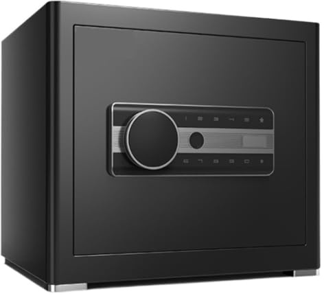 Säkerhetsskåp i skåpstil, Skåp Elektronisk kassaskåp med pekskärmsknappsats(Nero)