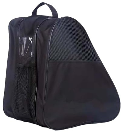 Amagogo Sac de Patins à roulettes Sac de Patinage sur Glace avec bandoulière réglable poignée 3 Couches Chaussures de Patinage Sac de Transport Sac de