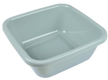 Homea, baldosa de plástico, 6 L, 30 x 30 x 12 cm, Color Azul Escarcha