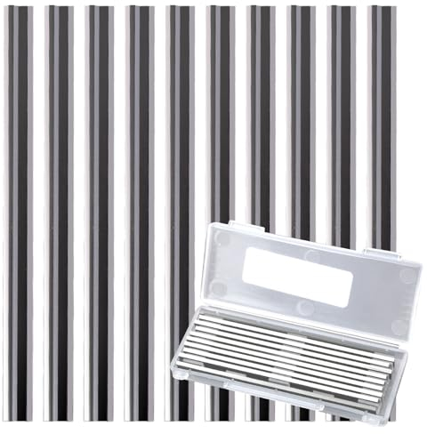 Wonvify Lame de Raboteuse 82mm Kit, 10 Pièces Lames de Raboteuse Réversibles, Ensemble de Rabot Électrique Lame pour Machines De Travail du Bois, Rabots Ma-kita, Bo-sch (82 x 5,5 x 1,2 mm)