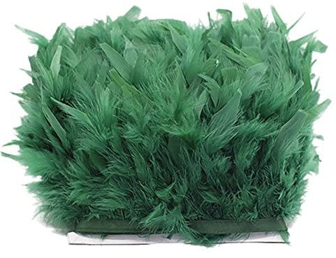 5M Türkei Federn Fringe Trim, Natürlichen Flauschige Federboa Türkei Federn Feder-Schal Party Karneval Kostüm, Gefieder Plüsch Feder für Mode Kleid Nähen Handwerk Weihnachten Kostüme Dekoration