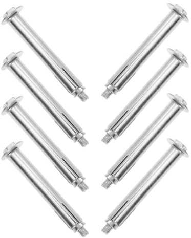 SOLUSTRE 8piezas Anclajes De Expansión Para Hormigón Tornillos Para Fijación De Reductores De Velocidad Estacionamientos y Obras