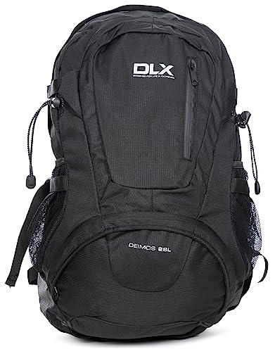 Trespass DLX 28L Hiking Rucksack Black Backpack Deimos