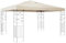 3m x 3m Replacement Gazebo Canopy, Waterproof Pavilion Roof Top Cover, 1-Tier Roof Top Cover, 300D polyester cloth, with Air Vented Top, for Summer Veranda Frame, Patio BEIGE