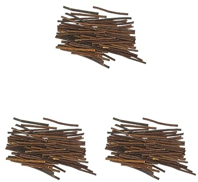 Buchsbaum-Zweig aus Naturholz, für Bastelarbeiten, Hochzeitsdekoration, 3 Stück, 100 Stück