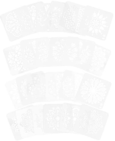 BELLIFFY Schablonen Zum Malen Wandschablonen Möbelschablonen Schablonen Zum Basteln Schablone Schön Muster Flachen Oberfläche Pinsel Stift Handwerk Mehr Charme
