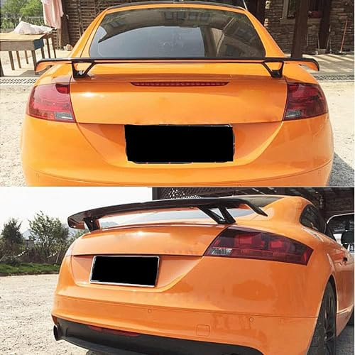 yaohaishao Auto Spoiler Heckflügel für Audi TT MK2 8J TTS A5 A6 A7 S7 RS7 2008-2011, Spoilerdeckel Lippe Decoración Personalisierte Autodekoration Autoteile