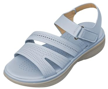 Hiking Sandals, Women's Closed Sandals, Women's Water Sandals, Sports Sandals, Trekking Sandals, Summer Sandals, Orthopaedic Sandals, Barefoot, Breathable, Soft, Comfortable, Lightweight, blue, 6
