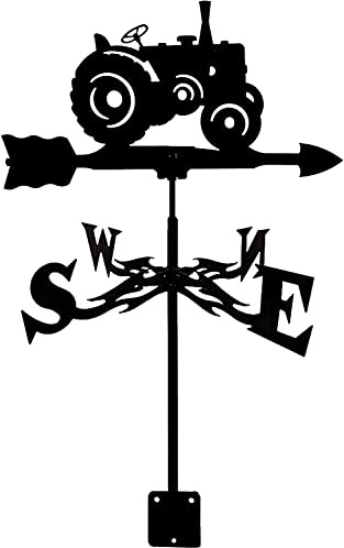 Veleta, Herramienta de medición, indicador de dirección del Viento, Veleta de Acero Inoxidable para jardín, Veleta para Productos metálicos de Exterior.
