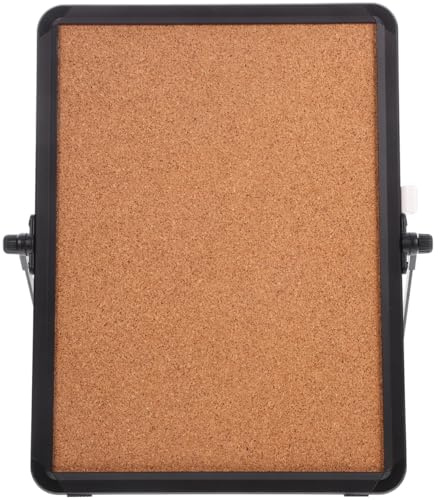 CALLARON Korktafel Mit Rahmen Pinnwand Fürs Büro Und Schreibtisch Erinnerungs-Pinnwand Zum Aufstellen Für Notizen Fotos Und Dekoration 31.00 X 23.00 X 1.00 cm