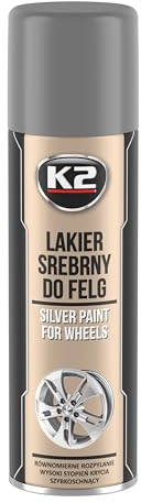 K2 LAQUE D'ARGENT POUR ROUES RALLY 500 ml - peinture argentée pour roues