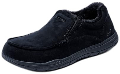 Skechers Men's EXPECTED X SLIPPER Shoe, Black, 7 Medium US