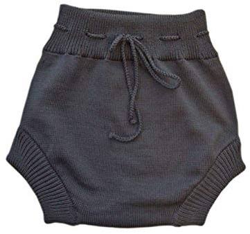 100% lana merino para adultos, tela de punto para pañales, hecha a mano (grande, azul oscuro)