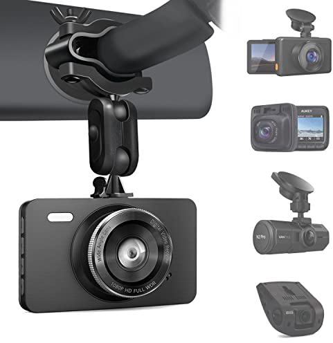 Dash Cam mount, Sportway S80 Dash Cam Mirror Mount Holder with 16pcs Joints for Rove APEMAN CHORTAU Roav Nexar iiwey YI Z-Edge Old Shark KDLINKS Crosstour VANTRUE GoPro... 99% Car Dash Cameras DVR GPS