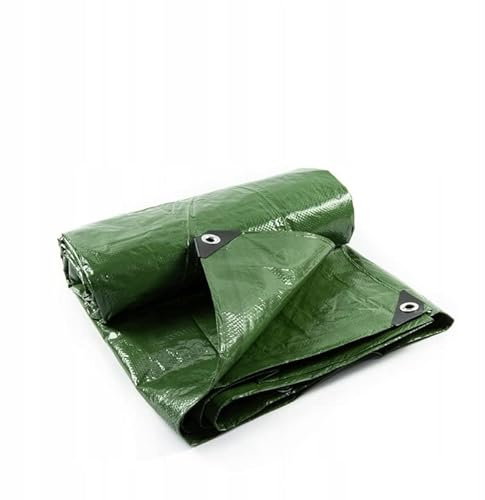 Tarpaulin Sheet Cover Green Transparent Waterproof Ground Camping Multipurpose Furniture Tarp Festival Camping (2m x 6m)