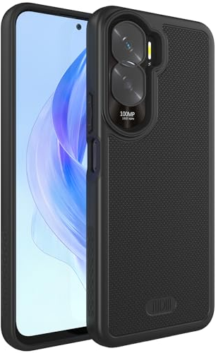 TUDIA DualShield Grip Compatible with Honor 90 Lite Case 5G, [MergeGrip] Dual Layer Shockproof Slim Military Grade Non-Slip Tough Heavy Duty Protective Phone Case Cover (Matte Black)