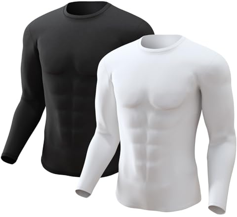 sous-vêtements Thermiques pour Hommes, sous-vêtements Fonctionnels thermoactifs Respirants, sous-vêtements de Ski en Polaire intérieure, Ensemble de sous-vêtements Thermiques Doux