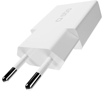 SBS Extra Slim GaN Charger 30W USB-C, GaN Technology, Power Delivery (PD 3.0 PPS), Snabbladdning, Laddare för iPhone, Android, Surfplatta och Macbook Neo, Slim Design, Vit