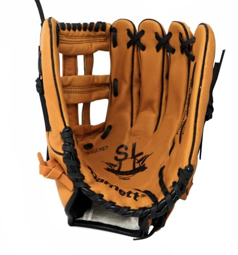 barnett SL-127 gant de baseball cuir outfield 12,7, pour gaucher, marron