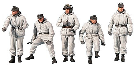 MiniArt 35249 Figuras 1:35 DT. Panzerbesatz. (5) Winter SE – Reproducción Fiel, modelismo, Kit de construcción de plástico, Manualidades, afición, Pegar, maqueta, Montaje, sin barnizar