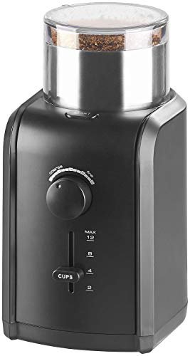 Rosenstein & Söhne XXL Kaffee- & Gewürzmühle, Schlagmahlwerk, 200W, bis 70g, 5 Mahlgrade (Kaffeemaschine)