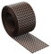 5m Traufgitter Eurovent® Lüftungsband Lüftungsgitter Vogelschutzgitter Sperling RAL8019 Dunkelbraun (Breite: 80mm)