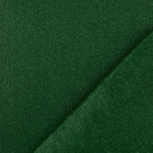 STOFFKONTOR Bastelfilz Filz Stoff Stärke 4,0 mm Breite 45 cm - Meterware, Farbe Dunkel-Grün - zum Basteln und Dekorieren