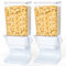 Lekesky Cereal Dispenser Counter-top, No Crushing Food, 2 Pack (White)